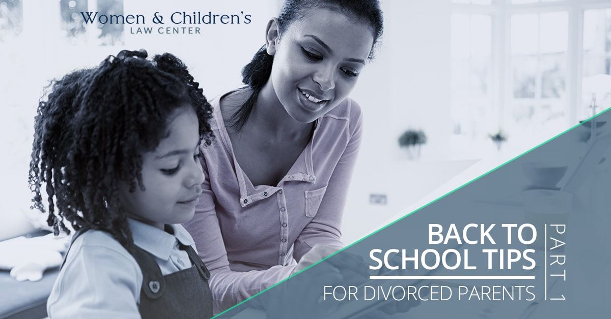 Back to School Tips for Divorced Parents