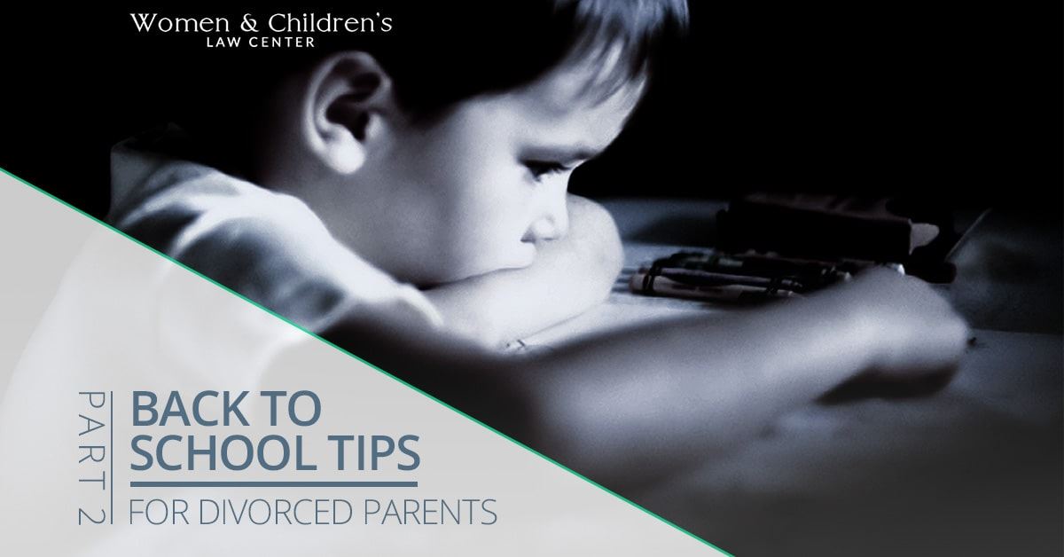 Back to School Tips for Divorced Parents